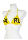 Karl Lagerfeld bikini top Yellow