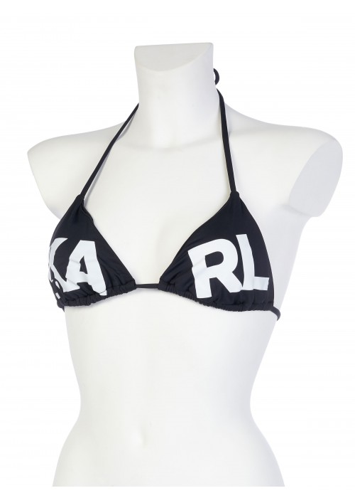 Karl Lagerfeld bikini top black