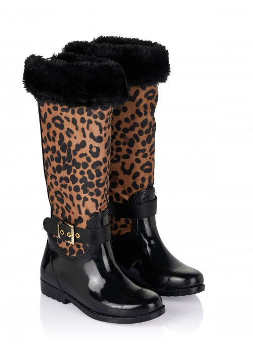 GUESS boot leopard