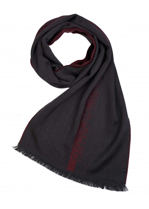 Emporio Armani scarf dark grey