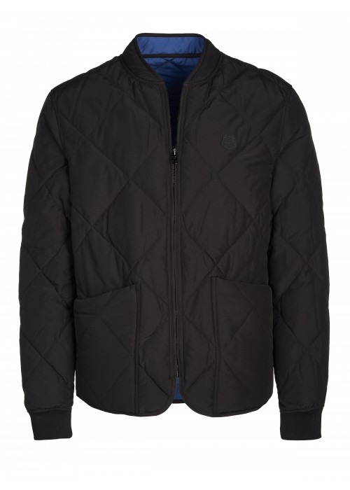 Kenzo reversible jacket black-blue