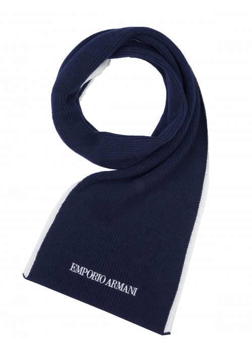 Emporio Armani scarf navy
