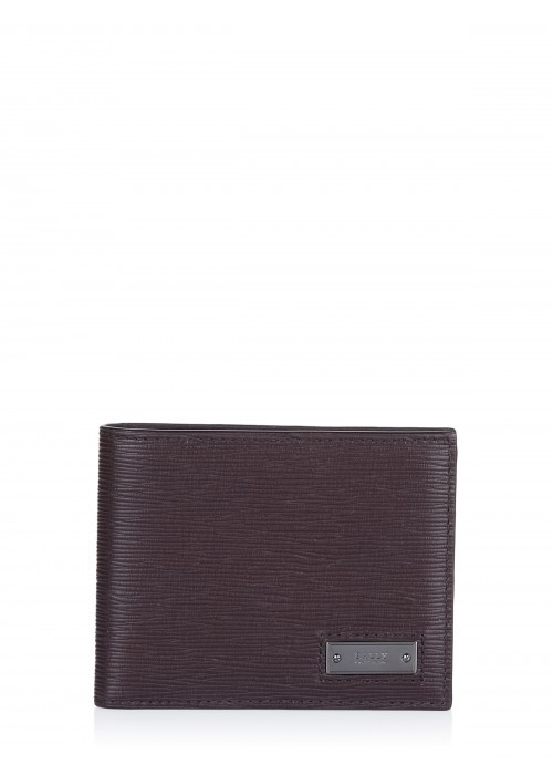 Bally wallet dark brown