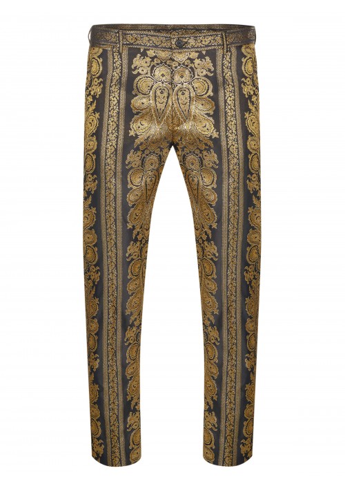 Dolce & Gabbana pants schwarz-gold