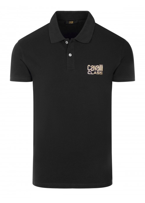 Cavalli Class poloshirt black