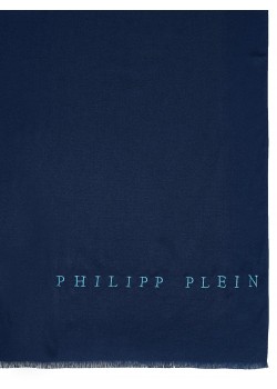 Philipp Plein scarf dark blue
