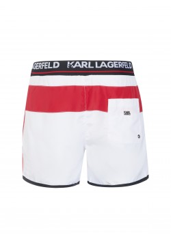 Karl Lagerfeld swimming trunk white