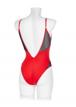 Karl Lagerfeld swimming suit red