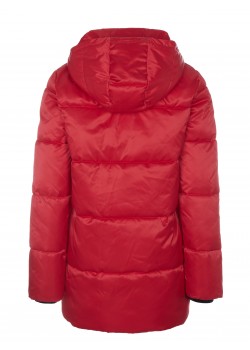 EA7 Emporio Armani coat red