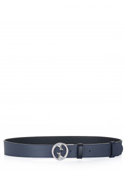 Gucci reversible belt black-blue